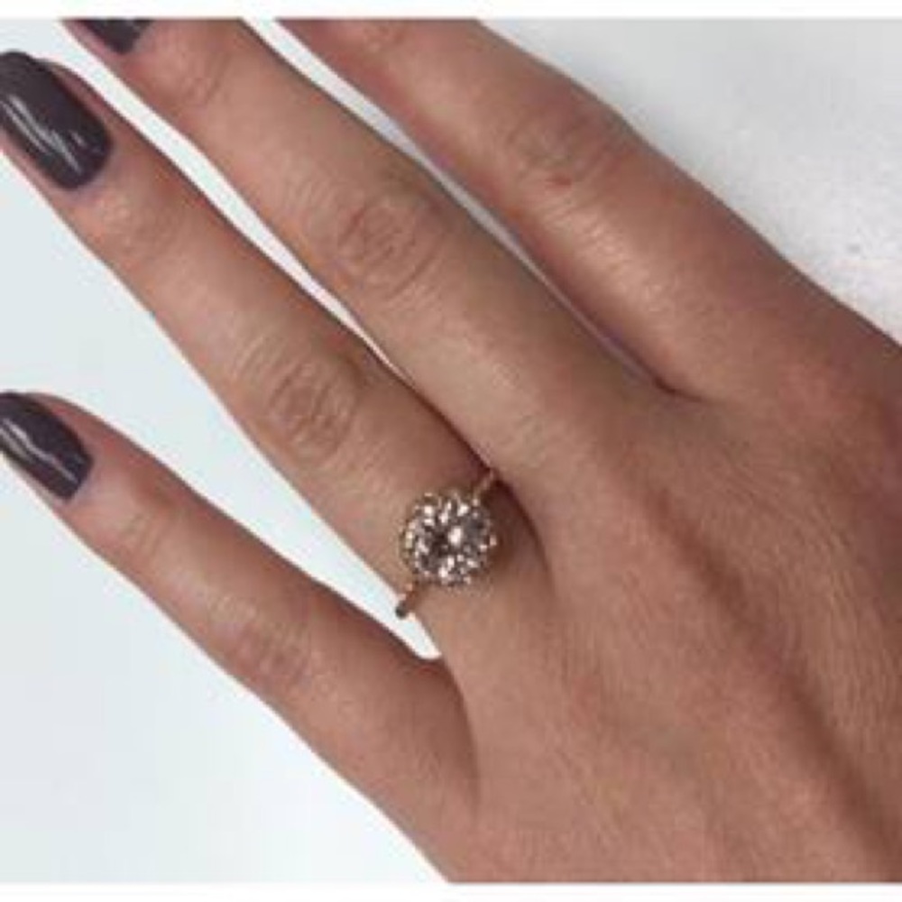Morganite ring - Picture 3 of 3